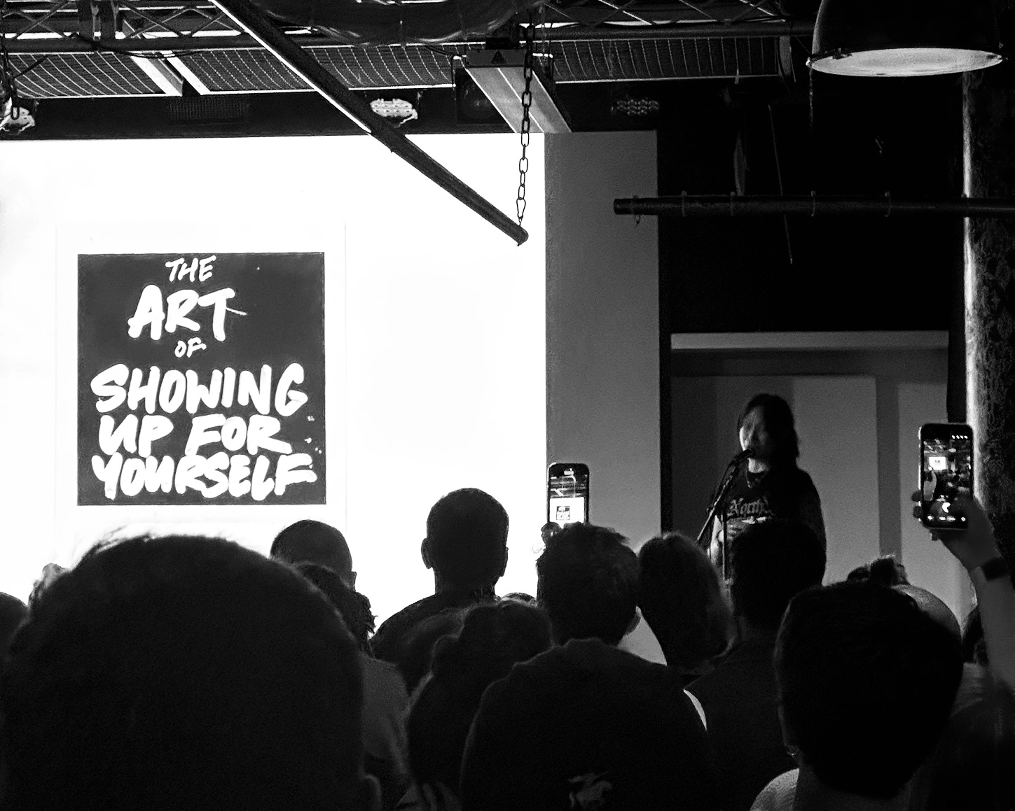 A slide from The Art of Showing Up For Yourself